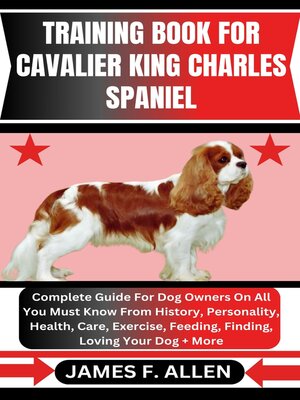 cover image of TRAINING BOOK FOR CAVALIER KING CHARLES SPANIEL